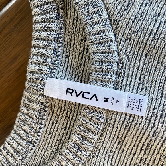 RVCA Cold Shoulder Sweater SZ M - Picture 4 of 4